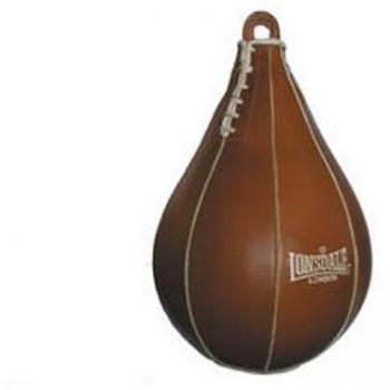 Lonsdale Authentic Leather Regular - Pera de boxeo, color marrón, talla 7 - 10-Inch
