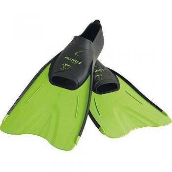 Fluyd Training Fin - Aletas de Entrenamiento para natación, Color Verde, Talla 44/45