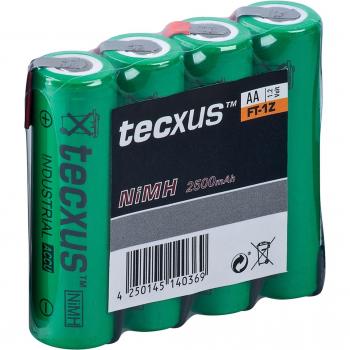 Tecxus - Paquete de 4 pilas AA