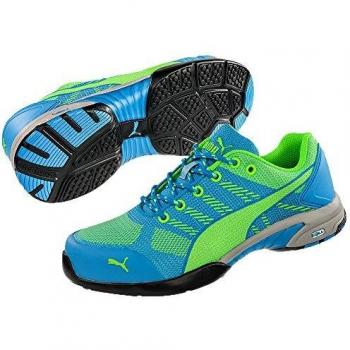Puma Women's Celerity Knit Blue Low S1P HRO SRC Ultra Lightweight Safety Trainer, Size 5
