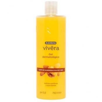 ACOFARMA VIVERA GEL DE BAÑO CON ACEITE DE ALMENDRAS DULCES Y MIEL 750 ML