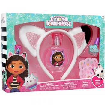 Estuche Infantil Gabby's Dollhouse con Eau De Toilette 50 ml, Diadema y Kit Manicura