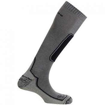 MUND Skiing Outlast Calcetín de esquí, Mujer, Gris, 34-37