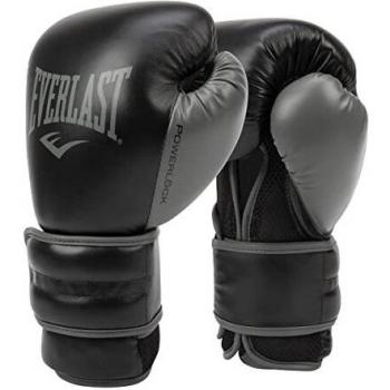 Everlast Powerlock 2R Guantes Unisex para Adultos, Negro, 453 G (16 Oz) Ue