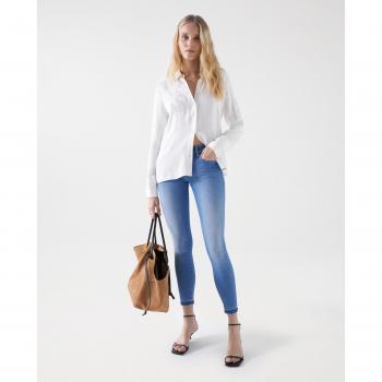 Vaquero push up de mujer Wonder cropped skinny de tiro bajo Salsa Jeans