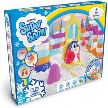 Super Sand Snow Fun Ice Palace Set de Juego con Arena Mágica para Niños Mayores de 3 Años