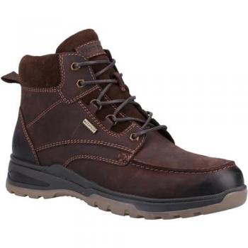Hush Puppies Palmer Brown Leather Men's Boots