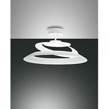 Lámpara Colgante LED Aragon de Cúpula en Vidrio Blanco
