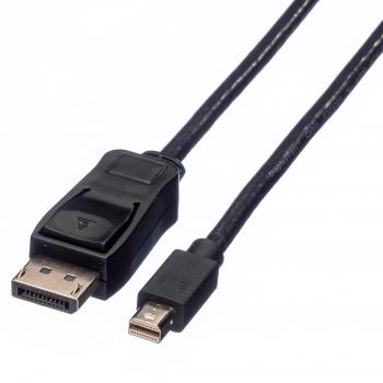 Cable DisplayPort a Mini DisplayPort 5m, 2K 60Hz, Negro