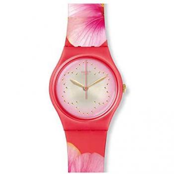 Swatch Unisex Adult Analogue Quartz Watch with Silicone Strap GZ321