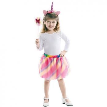 Kit de Unicornio: Falda, Diadema y Varita