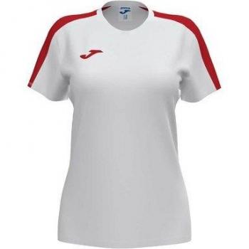 Joma Academy Women's Short Sleeve T-Shirt White Red