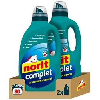 NORIT Complet - Detergente Líquido, Pack de 2 x 2000 Mililitros, 4000 Mililitros