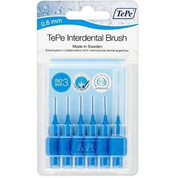 TePe Interdental Brush Blue 0.6mm - Pack of 6