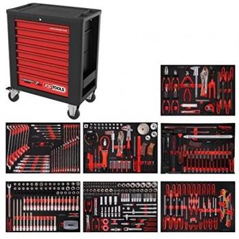 Carro de herramientas KS TOOLS Performanceplus P15 con 397 herramientas en 7 cajones