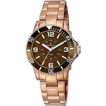 Reloj Radiant para Mujer con Correa de Acero, Color Marrón/Gris - Modelo RA232208