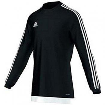 adidas Estro 15 JSY L - Camiseta para hombre, color negro / blanco, talla 128