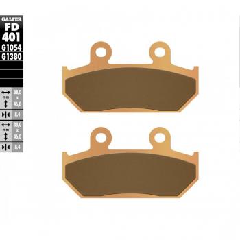 Pastillas de freno Galfer FD401 G1380 sinterizadas para scooter.