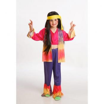 Disfraz de Hippy Multicolor para niña