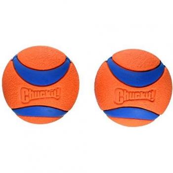 Chuckit! Ultra Medium Dog Ball 2-Pack - High Bounce Rubber
