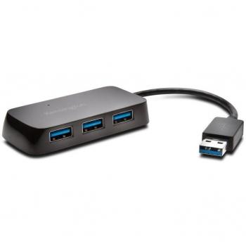 Kensington 948053 - Hub USB 3.0, Cuatro Puertos, Color Negro