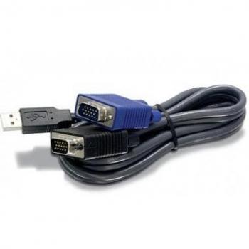 Trendnet 2.8m USB/VGA KVM Cable Black