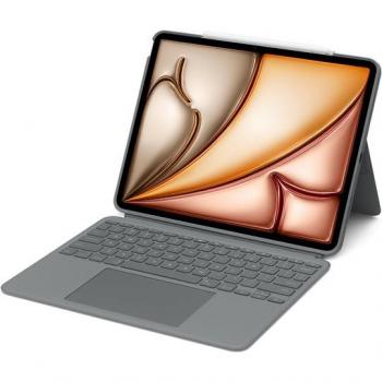 Logitech Combo Touch Teclado y Funda con Trackpad para iPad Air 13 (M2) 2024 - Gris