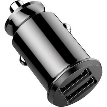 Cargador USB Dual Universal para Coche 30W con Carga Rápida QC4.0 y QC3.0 para iPhone X, Xiaomi y Huawei