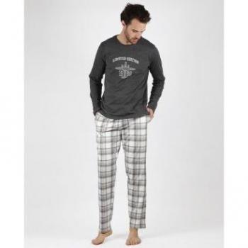 ADMAS Pijama Manga Larga Air Born para Hombre