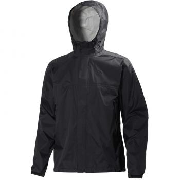 Helly Hansen Men's Loke Waterproof Breathable Hooded Jacket Black Size S