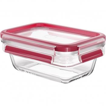 Hermético rectangular de cristal Clip&Close Emsa