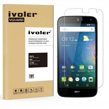 Acer Liquid Z630 5.5'' Protector de Pantalla, iVoler® Protector de Pantalla de Vidrio Templado Cristal Protector para Acer Liquid Z630 5.5'' - Dureza de Grado 9H, Espesor 0,20 mm, 2.5D Round Edge-[Ultra-trasparente] [Anti-golpe] [Ajuste Perfecto] [No hay
