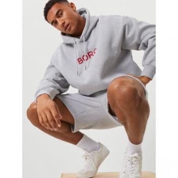 Borg Oversized Hoodie - Grey, Size M, Brand: Björn Borg, Features: oversized fit, comfortable fabric, casual style
