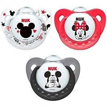 Nuk chupete mickey 0-6 silicona 1 ud