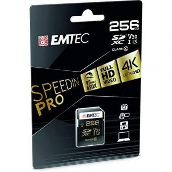 Emtec SPEEDIN Clase 10 UHS-1 U3 V30 - Tarjeta de memoria SD