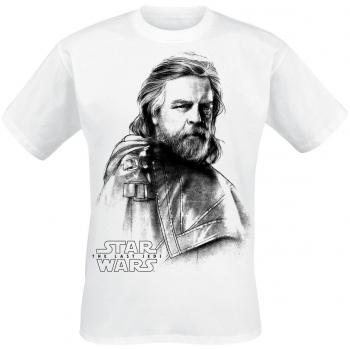 Star Wars T Shirt The Last Jedi Luke Skywalker nuevo Oficial de los hombres