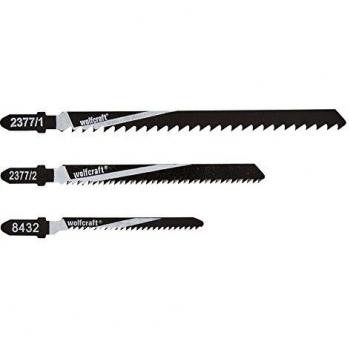 Wolfcraft 2377000 - Set de 11 Sierras de Calar con Navaja y Conexión en T