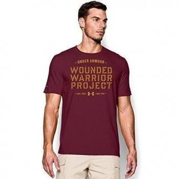 Under Armour Ua Wwp alambre hombres camiseta, color Varios colores - Sherry/Ochre, tamaño small
