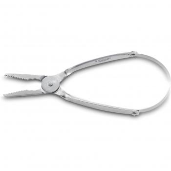 3 Claveles Cortamariscos, pequeños mariscos, Plata, 17.5 cm