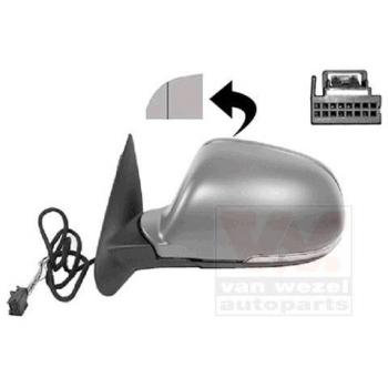 Espejo retrovisor VAN WEZEL 7623807, tipo: espejo retrovisor, características: diseño específico para vehículos, fácil instalación, ajuste manual o eléctrico dependiendo del modelo, fabricado con materiales de alta calidad para mayor durabilidad y