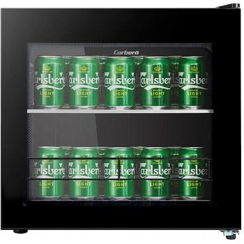 Corbero Mini Refrigerador E-CFMMB43BLGL 49x48 Vidrio/Negro