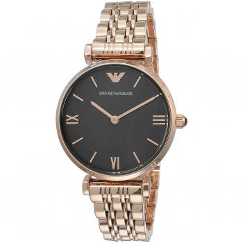 Emporio Armani Womens Analogue Quartz Watch with Stainless Steel Strap AR11145