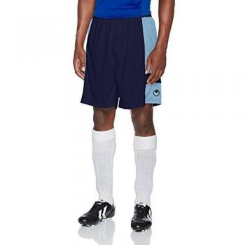 uhlsport – Pantalón Corto Cup, Todo el año, Unisex, Color Azul Marino/Azul Celeste, tamaño XL