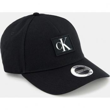Calvin Klein - Gorra de algodón orgánico negra