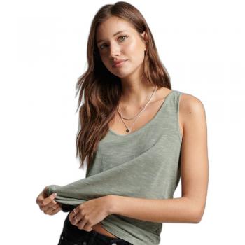 Superdry Women's Jersey Tank Top - Sea Spray Green