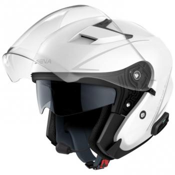 Sena Casco Jet Outstar S Bluetooth Blanco