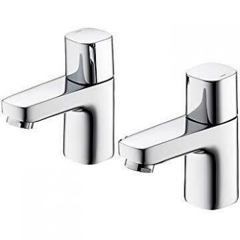 Ideal Standard B0728AA Tempo Pillar Taps, Chrome