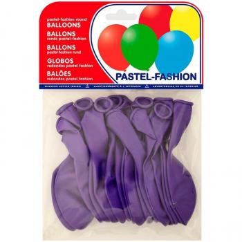 Globo 100% látex biodegradable pastel lila bolsa de 20 unidades