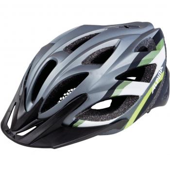 ALPINA seheos L.E. – Casco de Bicicleta, Primavera/Verano, Unisex Adulto, Color darksilver/Black/Neon, tamaño 58-63 cm
