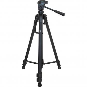 Trípode T'nB Fast Shot Negro 3 Patas 1.63m con Cabezal 3D y Nivel de Burbuja Integrado